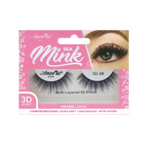 Pestaña Postiza Amor Us - 3D MINK #08
