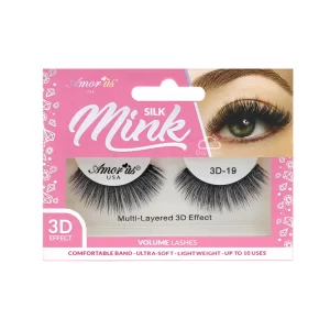 Pestaña Postiza Amor Us - 3D MINK #19