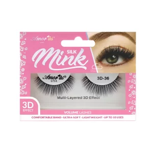 Pestaña Postiza Amor Us - 3D MINK #36