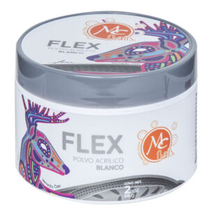 POLVO ACRILICO FLEX 1/2 OZ BLANCO MC NAILS - 2oz