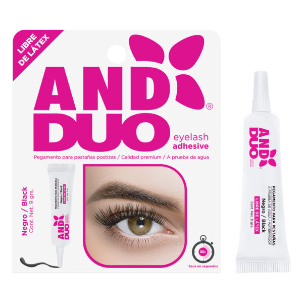 Pegamento para pestañas, DUO Negro 9 gr