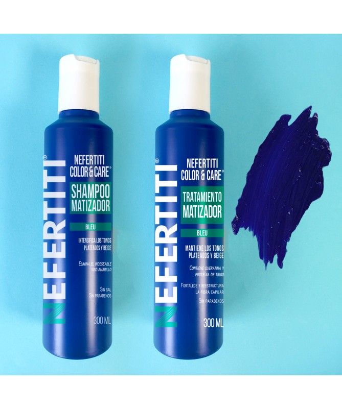 Shampoo y Tratamiento Color & Care Bleu 300 ml - Image 2